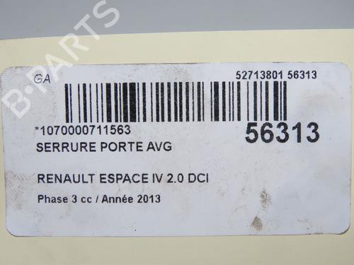 Front left lock RENAULT ESPACE IV (JK0/1_) 2.0 dCi (JK03, JK04, JK1C, JK1G, JK1J, JK1K) | BP33032204C98  - Image 7