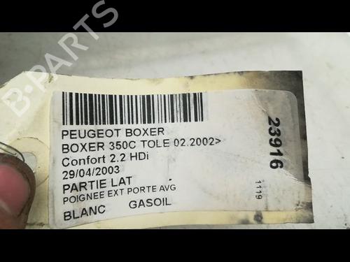 Used Front left exterior door handle Front left exterior door handle PEUGEOT BOXER Van (244) 2.2 HDi (101 hp) 36494900 36494900