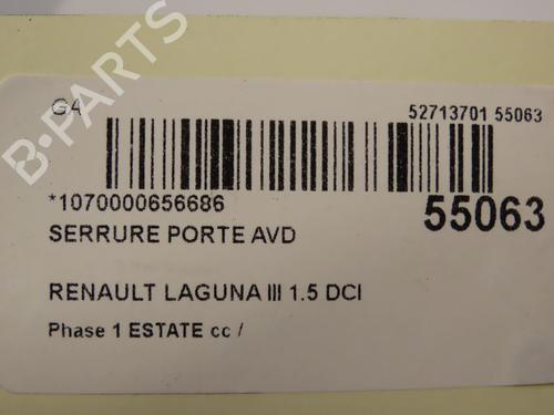 Front right lock RENAULT LAGUNA III Grandtour (KT0/1) 1.5 dCi (KT0A, KT0R, KT02) | BP29216038C97 