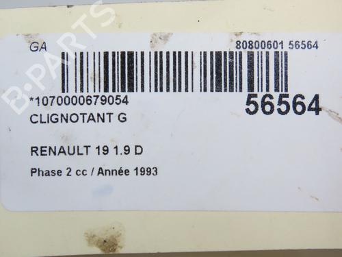 Left front indicator RENAULT 19 I (B/C53_) 1.9 D (B/C534, B/C53J) | BP30652537C32