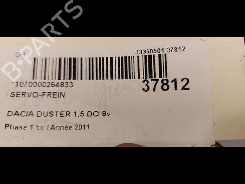 Used Servo brake DACIA DUSTER (HS_) 1.5 dCi (HSMC) (107 hp) 9611974