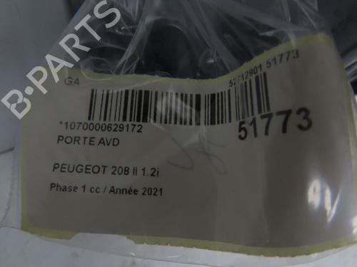 Right front door PEUGEOT 208 II (UB_, UP_, UW_, UJ_) 1.2 PureTech 100 | BP28831245C3 