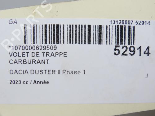 Used Fuel flap DACIA DUSTER (HM_) 1.3 TCe 150 (HMM3) (150 hp) 28828717