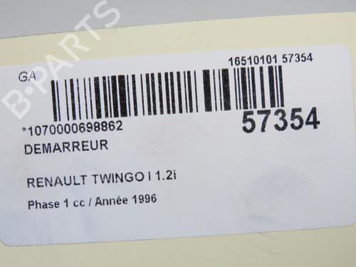 Used Starter Starter RENAULT TWINGO I (C06_) 1.2 (C063, C064) (55 hp) 40110579 40110579