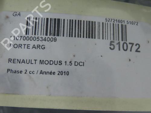 Dør venstre bak RENAULT MODUS / GRAND MODUS (F/JP0_) 1.5 dCi (FP0F, JP0F) (86 hp) 28831891