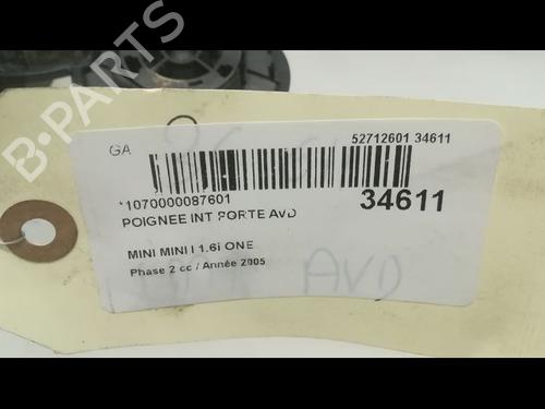 Used Front right interior door handle MINI MINI (R50, R53) One (90 hp) 9596589