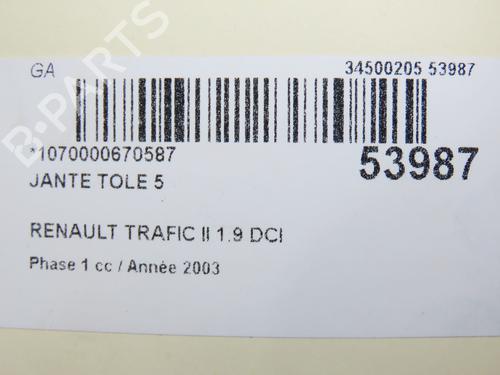 Fælk RENAULT TRAFIC II Bus (JL) 1.9 dCI 80 (JL0B) | BP36027963C45  - Image 6