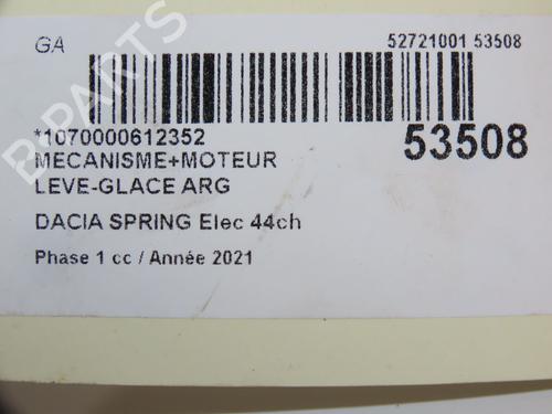 Rudehejsemekanisme venstre bagtil DACIA SPRING EV (B6M1) | BP28831831C24 - Image 5