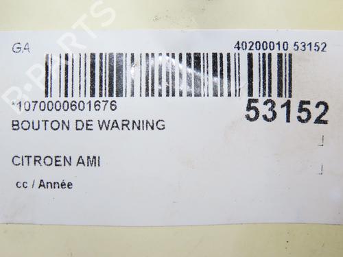 Warning switch CITROËN AMI (9A_) Electric (9AZ2CA) | BP36494314I22 - Image 4