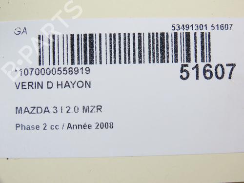 Gassdemper Bakluke MAZDA 3 (BK) 2.0 (BKEP) | BP23086218C138 