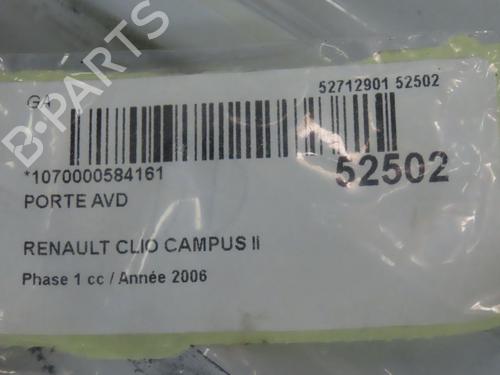 Used Right front door RENAULT CLIO III (BR0/1, CR0/1) 1.5 dCi (C/BR0G, C/BR1G) (68 hp) 29150981