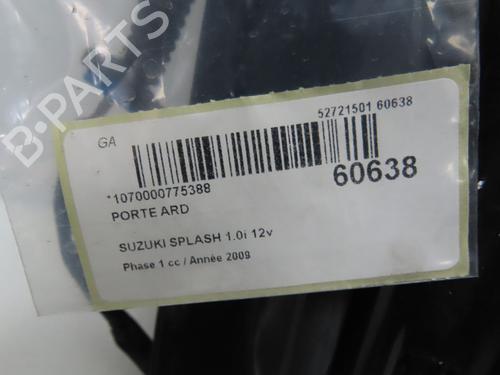 Used Right rear door Right rear door SUZUKI SPLASH (EX) 1.0 (A5B310) (65 hp) 40162973 40162973