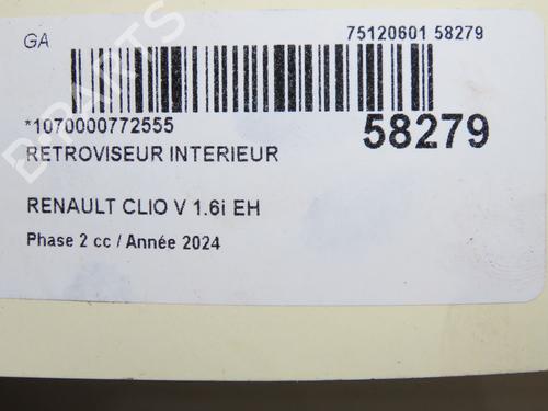 Espelho interior RENAULT CLIO V (B7_) 1.6 E-TECH 140 (B7MU) | BP36511095I6 - Image 5