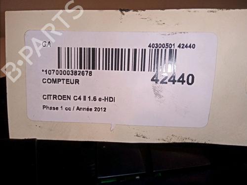 Used Instrument cluster CITROËN C4 II (NC_) 1.6 HDi 110 (112 hp) 11101285