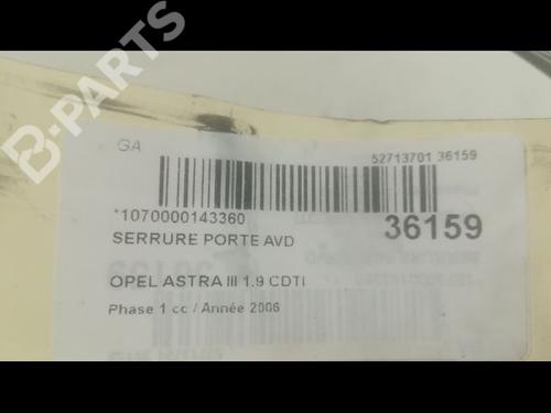 Front right lock OPEL ASTRA H GTC (A04) 1.9 CDTI (L08) | BP9600139C97 