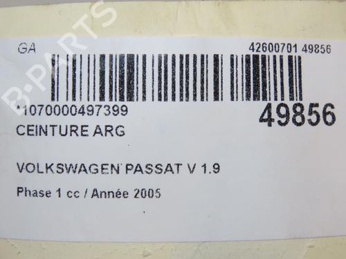 Rear left belt tensioner VW PASSAT B6 (3C2) 1.9 TDI | BP28968167C89 