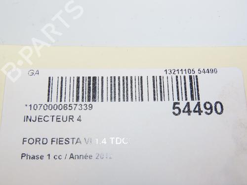 Injektor FORD FIESTA VI (CB1, CCN) 1.4 TDCi | BP29263746M100 