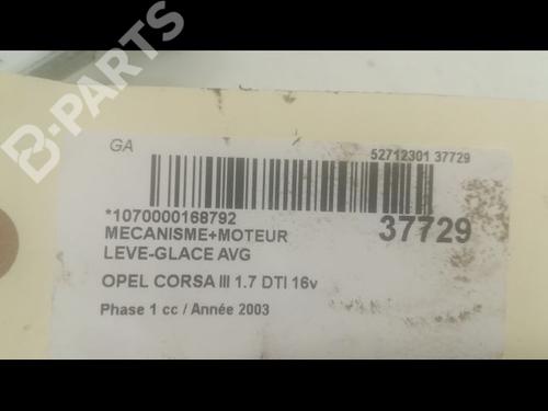 Front left window mechanism OPEL CORSA C (X01) 1.7 DTI (F08, F68) | BP9603406C22 