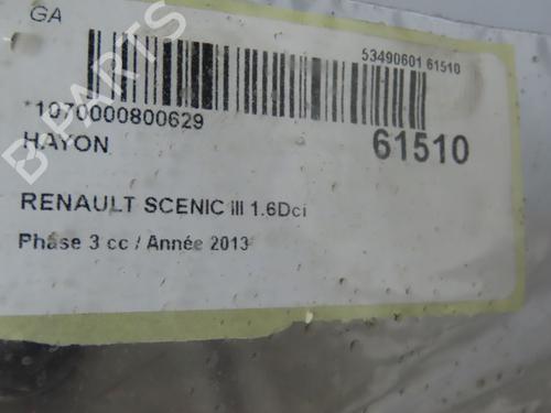 Used Tailgate Tailgate RENAULT SCÉNIC III (JZ0/1_) 1.6 dCi (JZ00, JZ12) (130 hp) 39756545 39756545