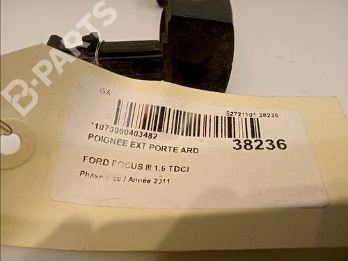 Rear right exterior door handle FORD FOCUS III 1.6 TDCi | BP11343215C130 