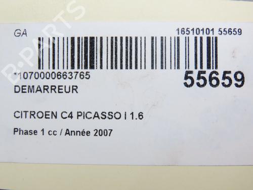 Starter CITROËN C4 Picasso I MPV (UD_) 1.6 HDi | BP30404001M8