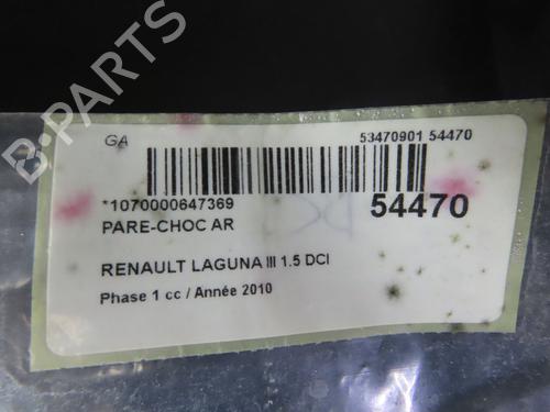 Used Rear bumper Rear bumper RENAULT LAGUNA III (BT0/1) 1.5 dCi (BT00, BT0A, BT0T, BT1J) (110 hp) 33728158 33728158