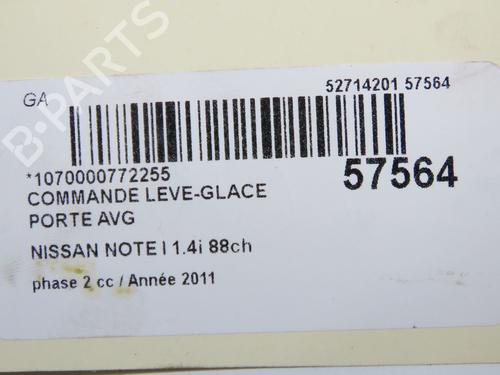 Left front window switch NISSAN NOTE (E11, NE11) 1.4 | BP36819923I27  - Image 6