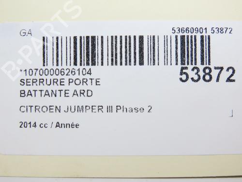 Tailgate lock CITROËN JUMPER II Van 2.2 HDi 130 | BP28832347C101 