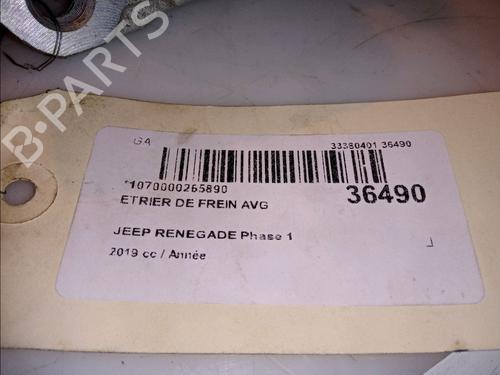 Used Left front brake caliper JEEP RENEGADE SUV (BU, B1, BV) 1.6 CRD (120 hp) 15742242