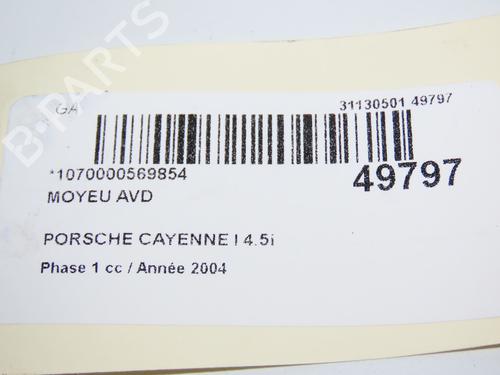 Left front steering knuckle PORSCHE CAYENNE (9PA) S 4.5 | BP24344381M25 