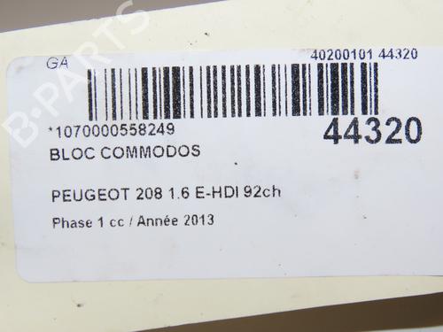 Steering column stalk PEUGEOT 208 I (CA_, CC_) 1.6 HDi | BP28830240I23 
