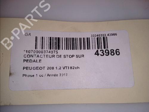 Used Electronic module PEUGEOT 208 I (CA_, CC_) 1.2 VTI 82 (82 hp) 14876774