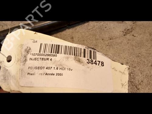 Used Injector PEUGEOT 407 (6D_) 1.6 HDi 110 (6D9HZC, 6D9HYC) (109 hp) 9616260