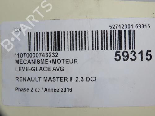 Front left window mechanism RENAULT MASTER III Van (FV) 2.3 dCi 130 FWD (FV0M, FV0Y, FV0J, FV02, FV03) | BP36427150C22 - Image 5