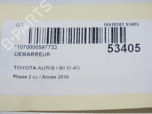Used Starter TOYOTA AURIS (_E15_) 1.4 D-4D (NDE150_, NDE150R) (90 hp) 32872881