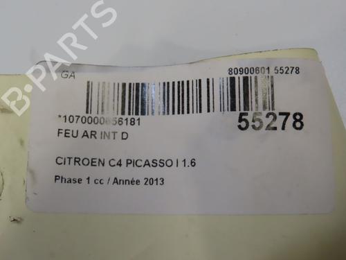 Used Right tailgate light CITROËN C4 Picasso I MPV (UD_) 1.6 HDi 110 (112 hp) 29415194
