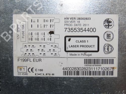 Radio FIAT PUNTO (199_) 1.4 (199AXB1A, 199BXB1A, 199BXB11, 199AXB11) | BP33728079E6 - Image 3