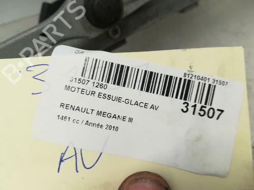 Used Front wiper motor RENAULT MEGANE III Hatchback (BZ0/1_, B3_) 1.5 dCi (BZ0C) (90 hp) 23178350
