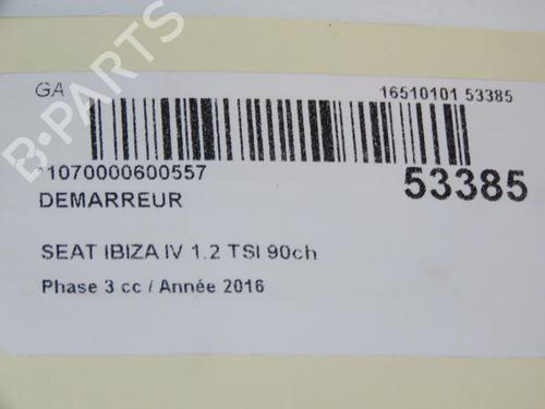 Used Starter SEAT IBIZA IV (6J5, 6P1) 1.2 TSI (90 hp) 28801417