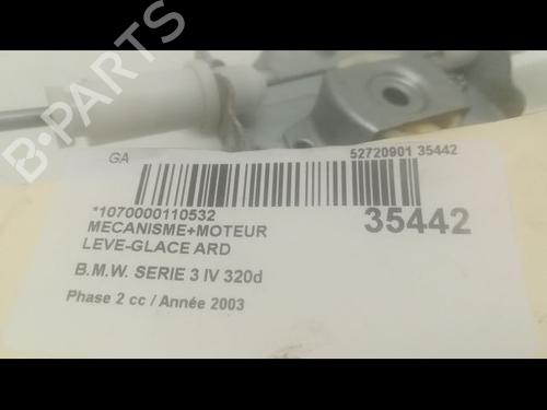 Used Rear right window mechanism BMW 3 (E46) 320 d (150 hp) 9597734