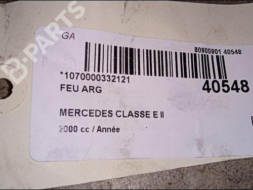 Left taillight MERCEDES-BENZ E-CLASS (W210) E 270 CDI (210.016) | BP9619288C34 