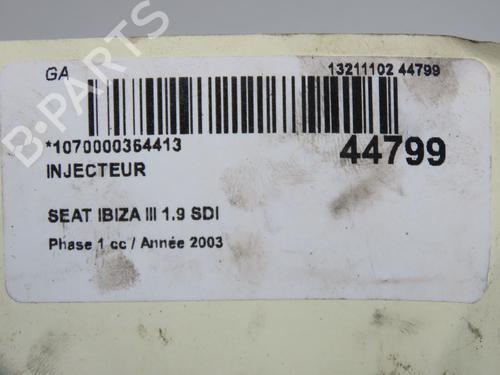 Used Injector Injector SEAT IBIZA III (6L1) 1.9 SDI (64 hp) 11098892 11098892