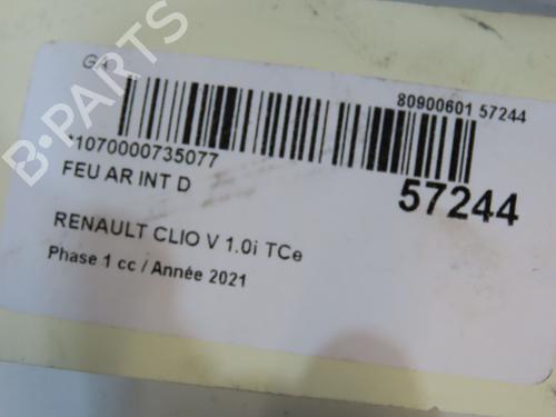 Right tailgate light RENAULT CLIO V (B7_) 1.0 TCe 90 (B7MT) | BP38256284C80 - Image 5