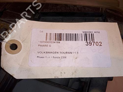 Used Left headlight VW TOURAN (1T1, 1T2) 1.9 TDI (105 hp) 9611340