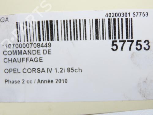 Climate control OPEL CORSA D (S07) 1.2 (L08, L68) | BP32377349I5