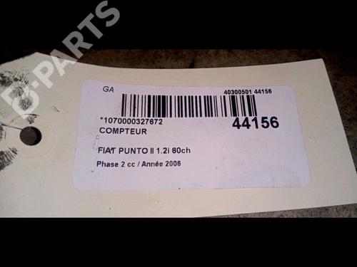 Instrument cluster FIAT PUNTO (188_) 1.2 60 (188.030, .050, .130, .150, .230, .250) | BP9716781C47