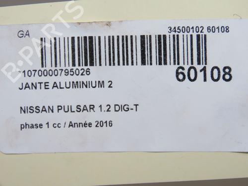 rim-nissan-pulsar-hatchback-c13-2014-38023736 main image