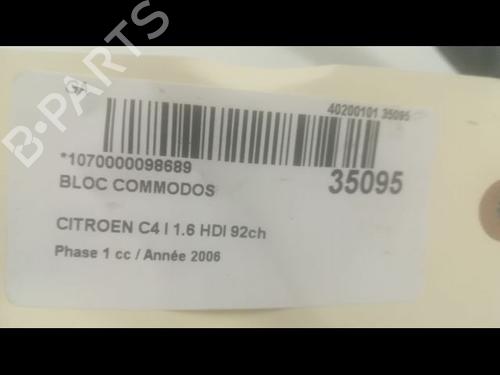 Used Steering column stalk CITROËN C4 Coupe (LA_) 1.6 HDi (90 hp) 9597206