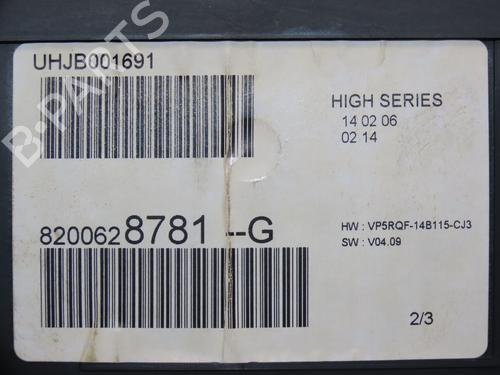 Instrument cluster RENAULT CLIO III (BR0/1, CR0/1) 1.6 16V (BR05, BR0B, BR0Y, BR15, BR1J, BR1M, BR1Y, CR0B,... | BP23174880C47 