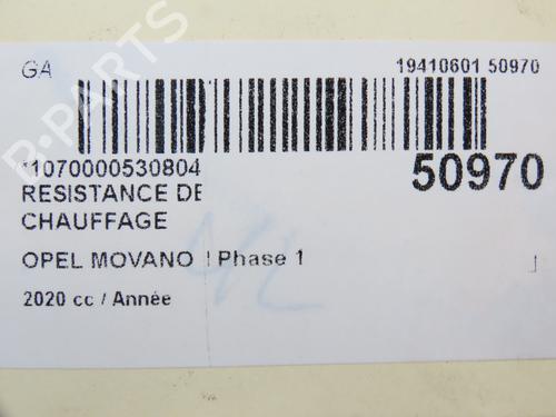 Heater resistor OPEL MOVANO B Van (X62) 2.3 CDTI RWD (FV) | BP23144895M108 - Image 4
